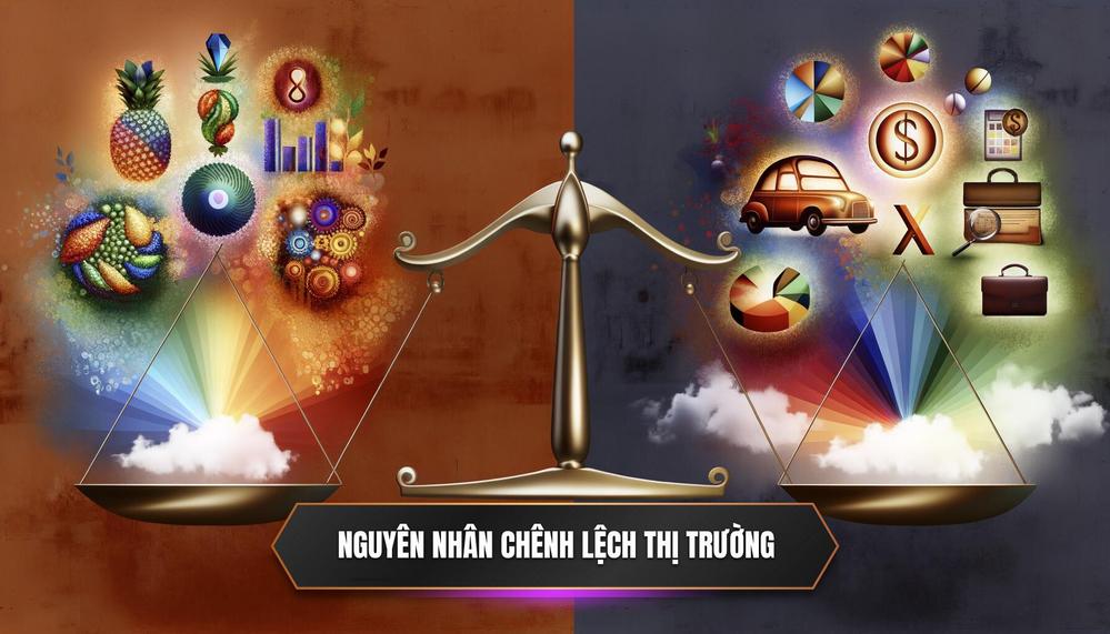 Nguyên nhân chênh lệch thị trường